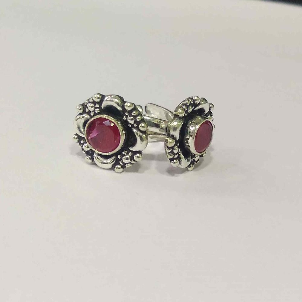925 sterling silver  fancy rani  stone   oxidised  bichhiya for women