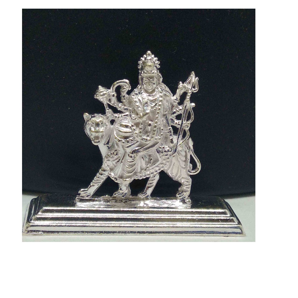 Silver jagat janani maa vaishno devi murti for pooja
