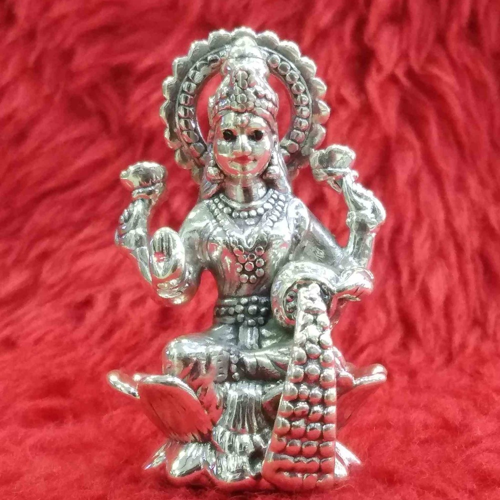 Pure 999 silver maa laxmiji  murti for pooja / gifting
