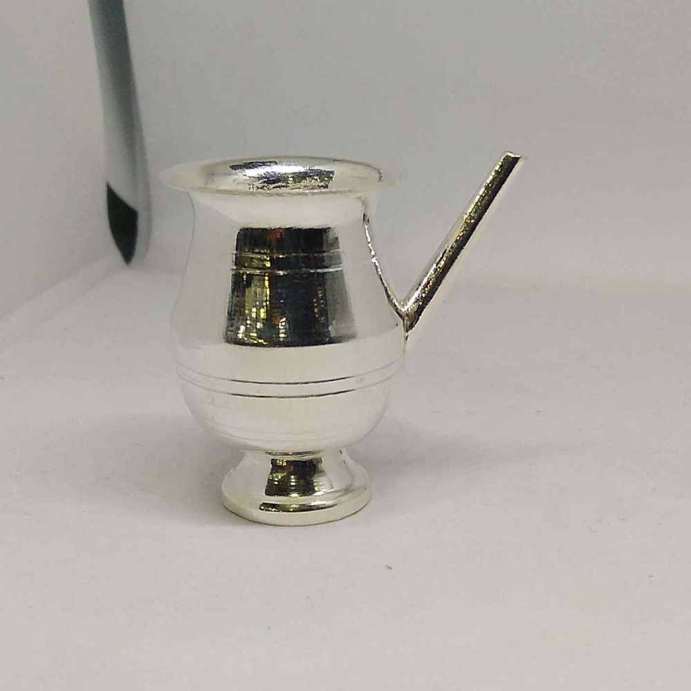 Silver   small loti seva jaari  for pooja home temple