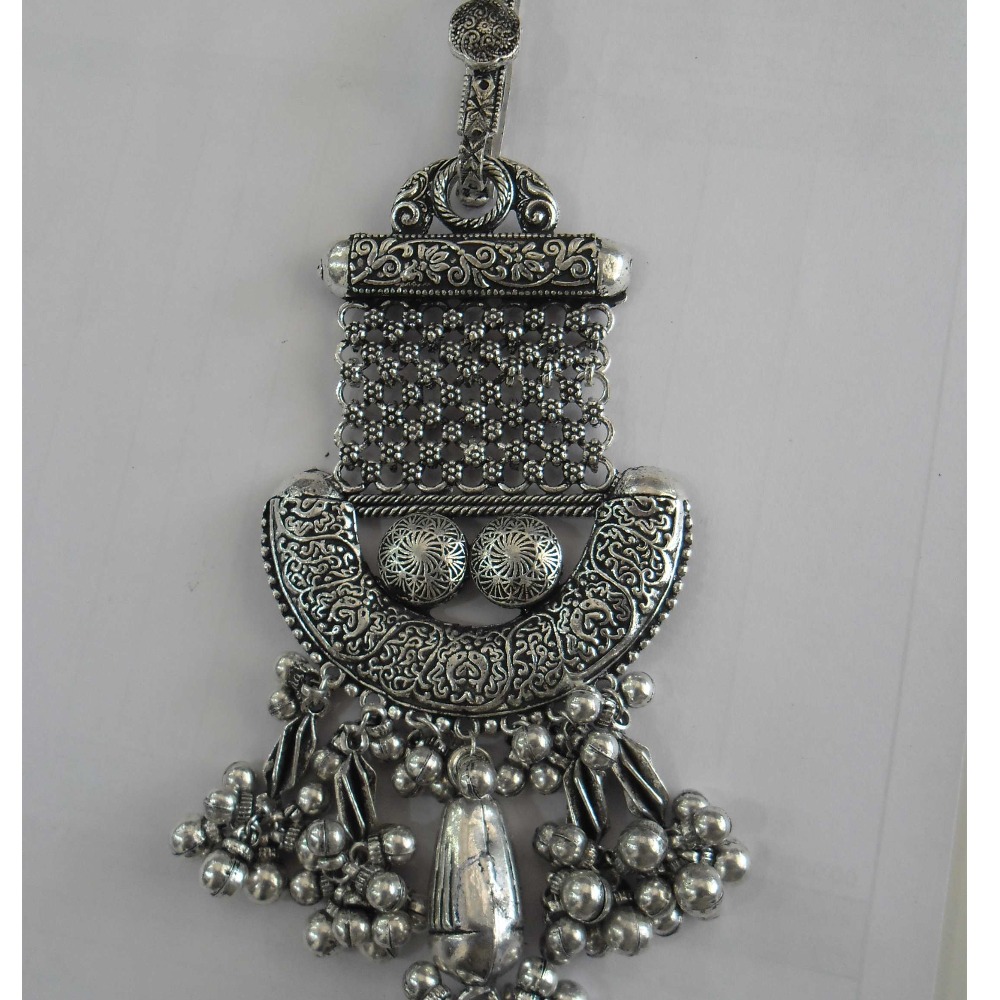 silver , oxidised traditional only waist keychain juda for ladies