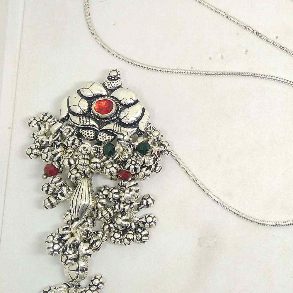 Silver Modern Belly Chain,  oxidaise  traditional Brooch For Ladies