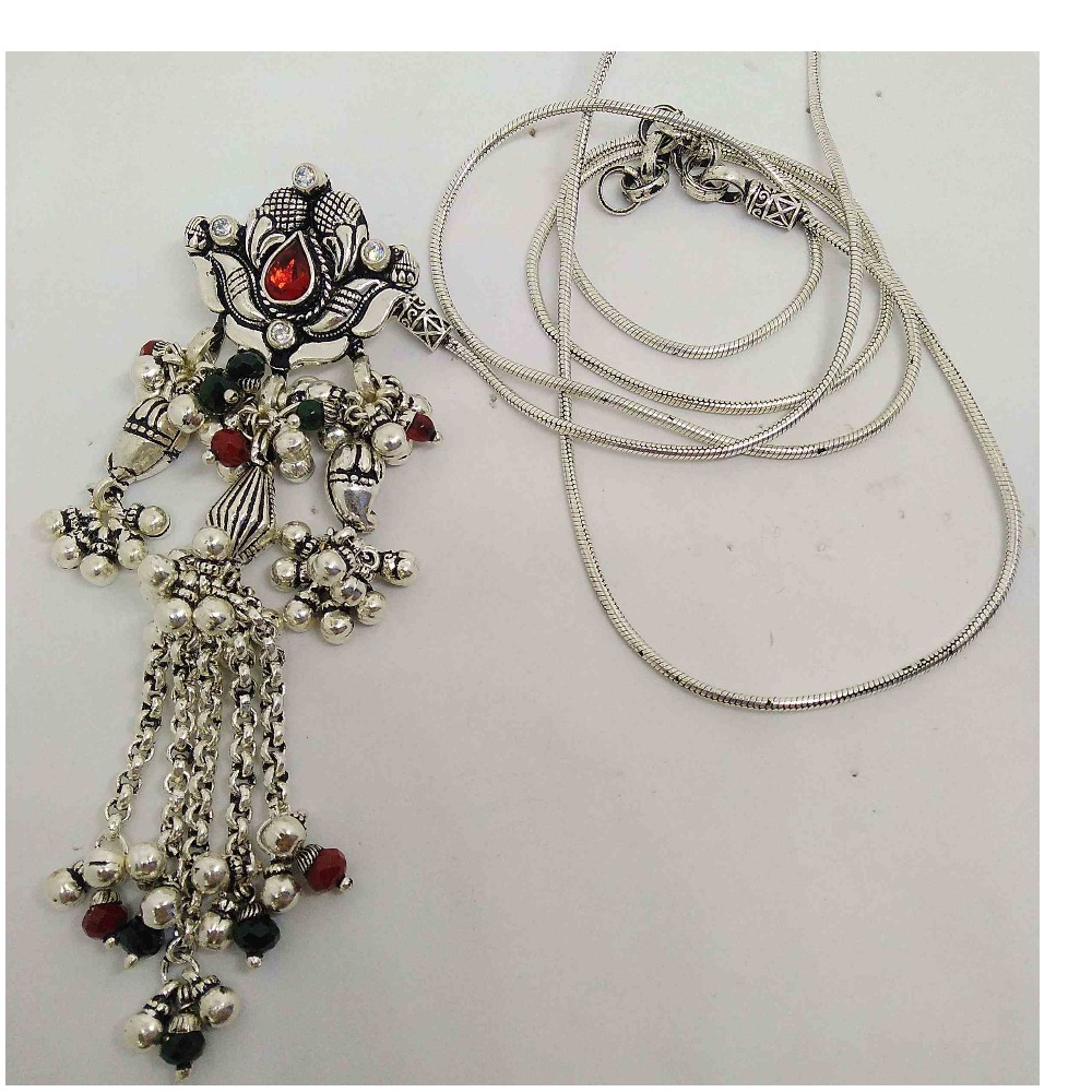 Silver traditional oxidised designer kamar bandha for ladies