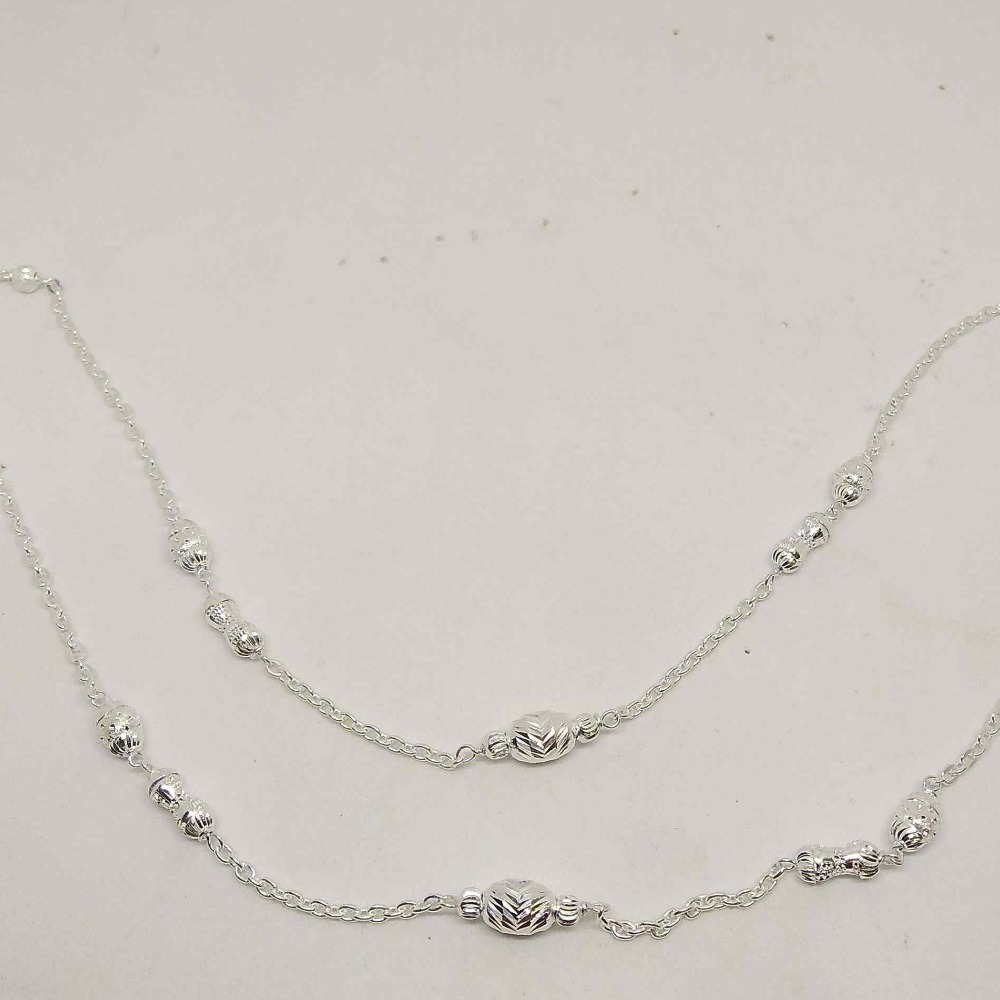 925 sterling silver delicate designer payal/anklet for girls