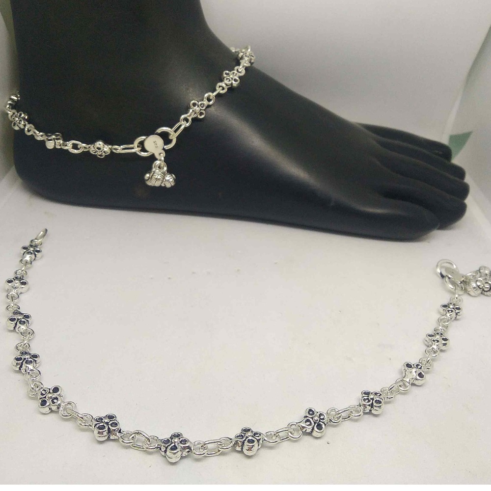 925  silver oxidised  designers  payal