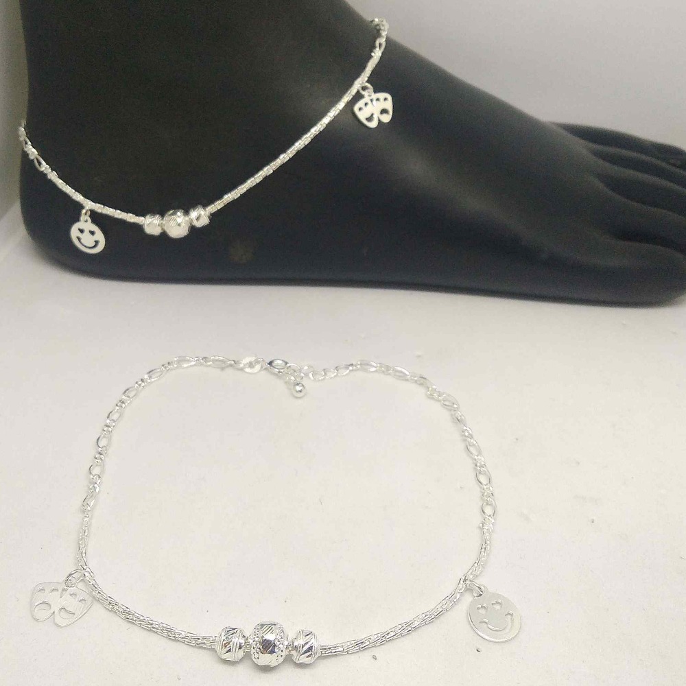 925   Silver Pretty Delicate  Designer Payal / Anklet For girls