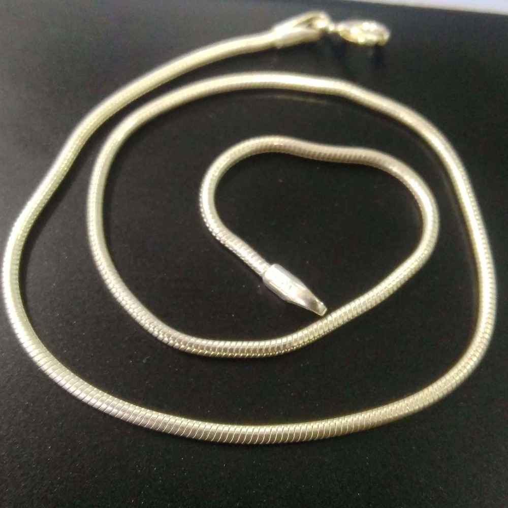 925 sterling Silver Delicate Plain chain Payal / Anklet For Women