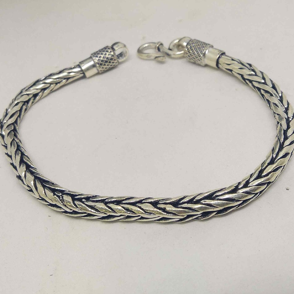 925 sterling silver oxidize premium collection bracelet for men