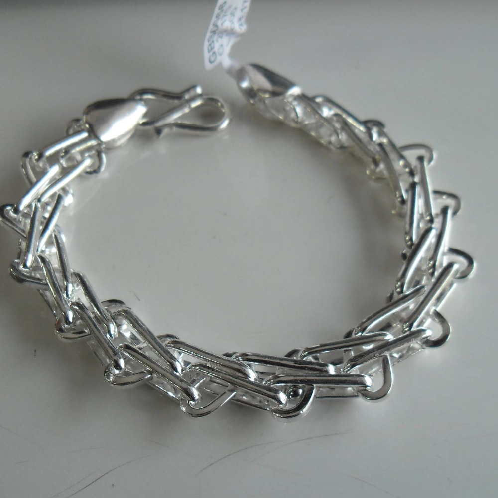 Silver   daily wear  / casual gents bracelet