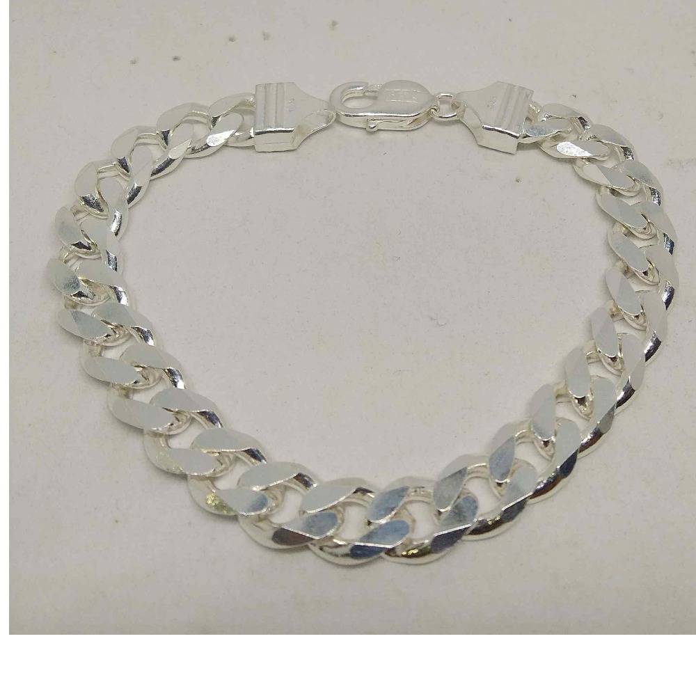 silver  daily wear gents bracelet