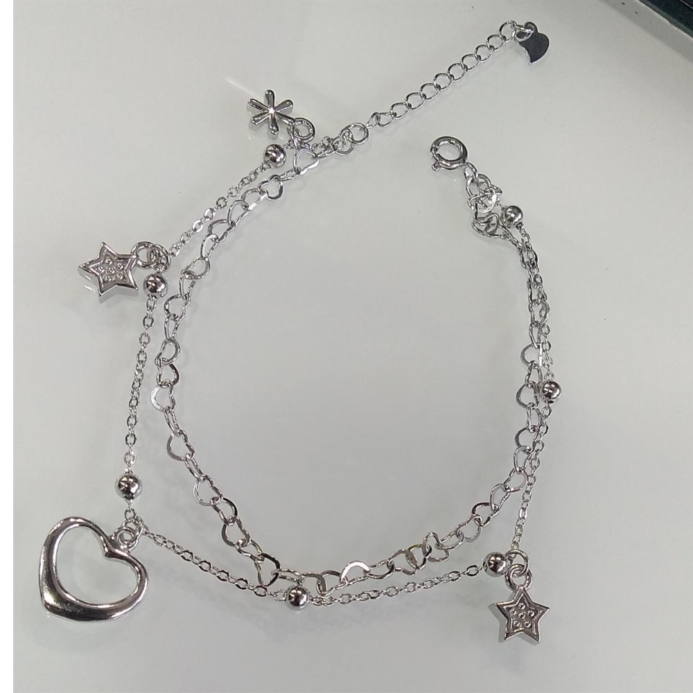 925 sterling silver casual wear charm bracelet for ladies