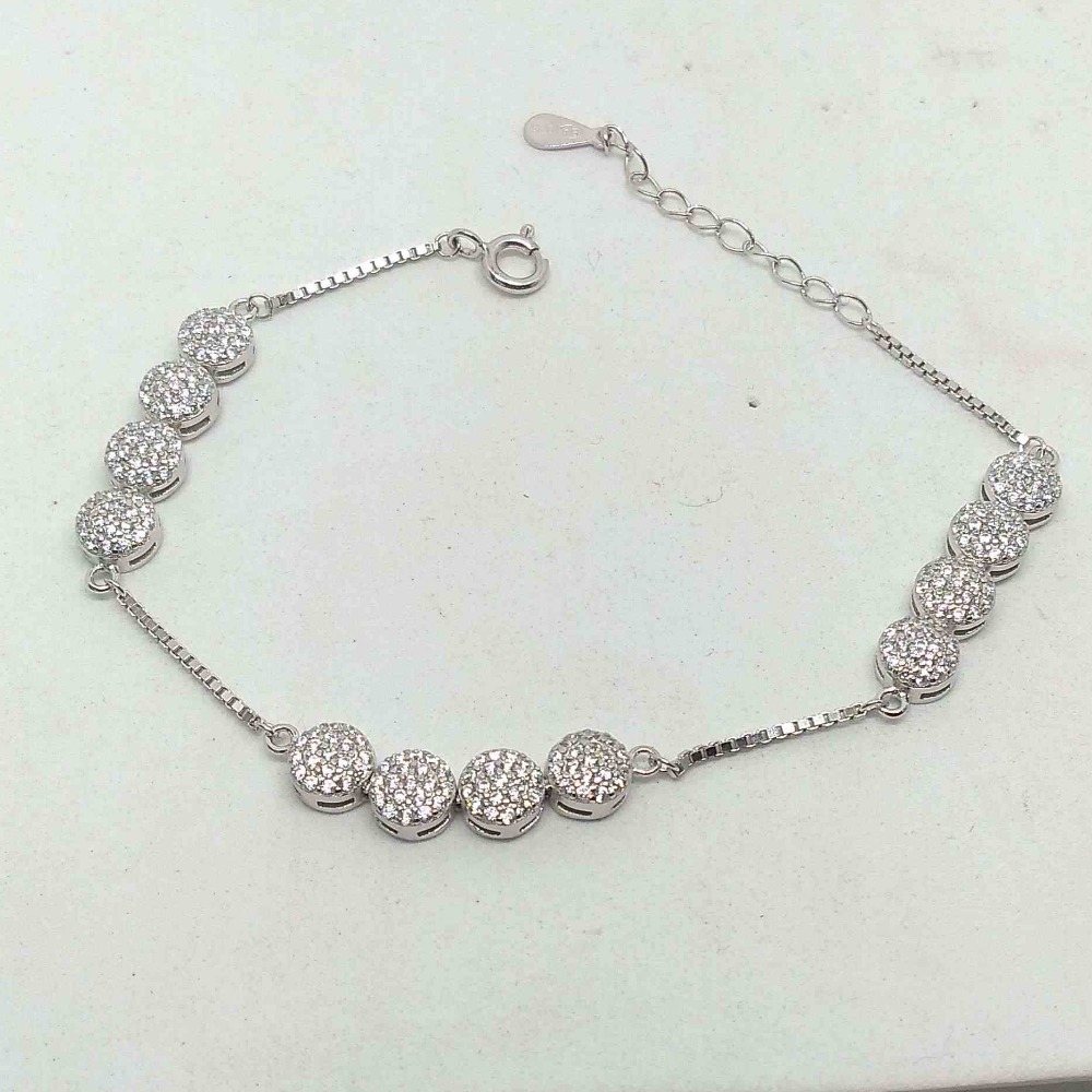 925 sterling silver  cZ diamond  bracelet