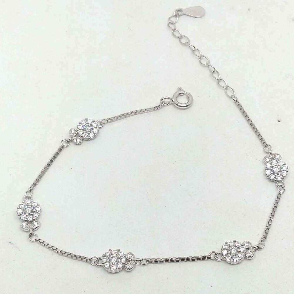 925 sterling silver  cZ diamond  bracelet