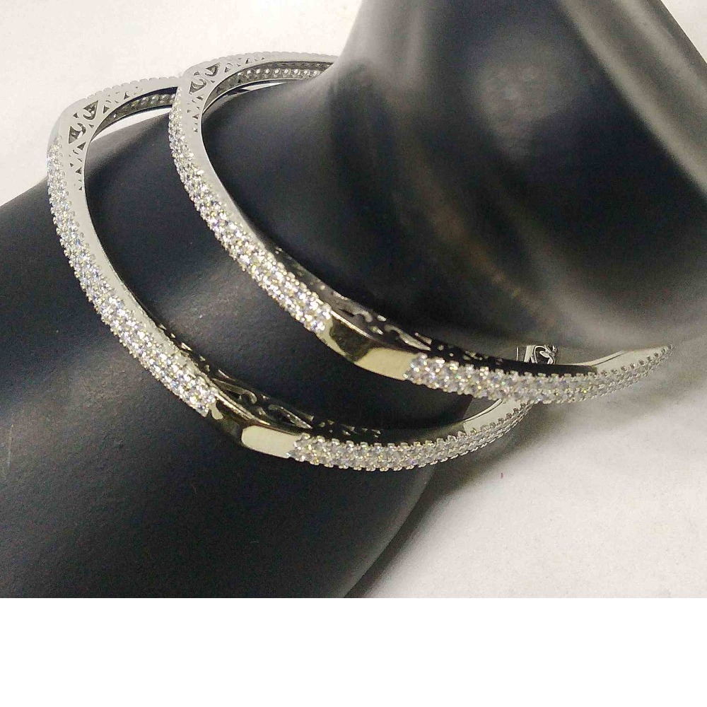 925 sterling silver  cz diamond  bangles