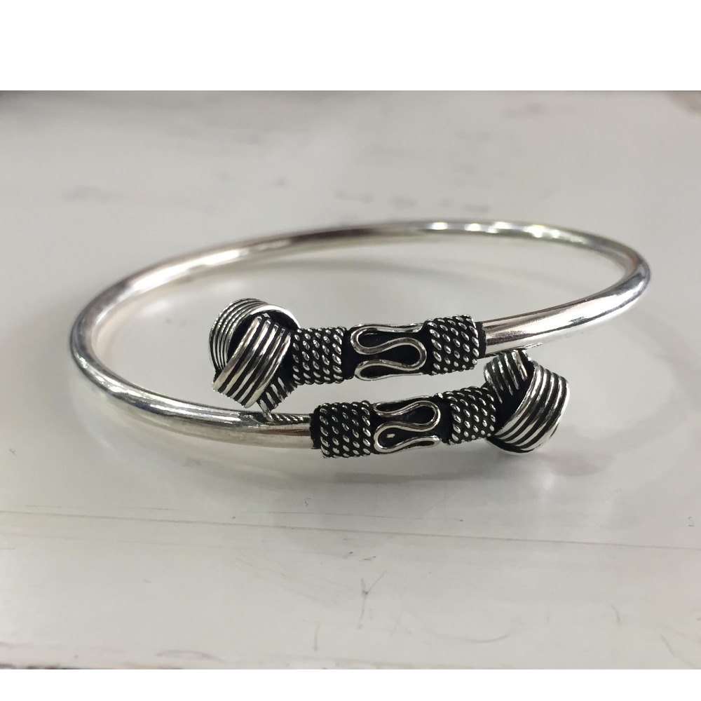 925 sterling silver Oxidized bracelet/kada