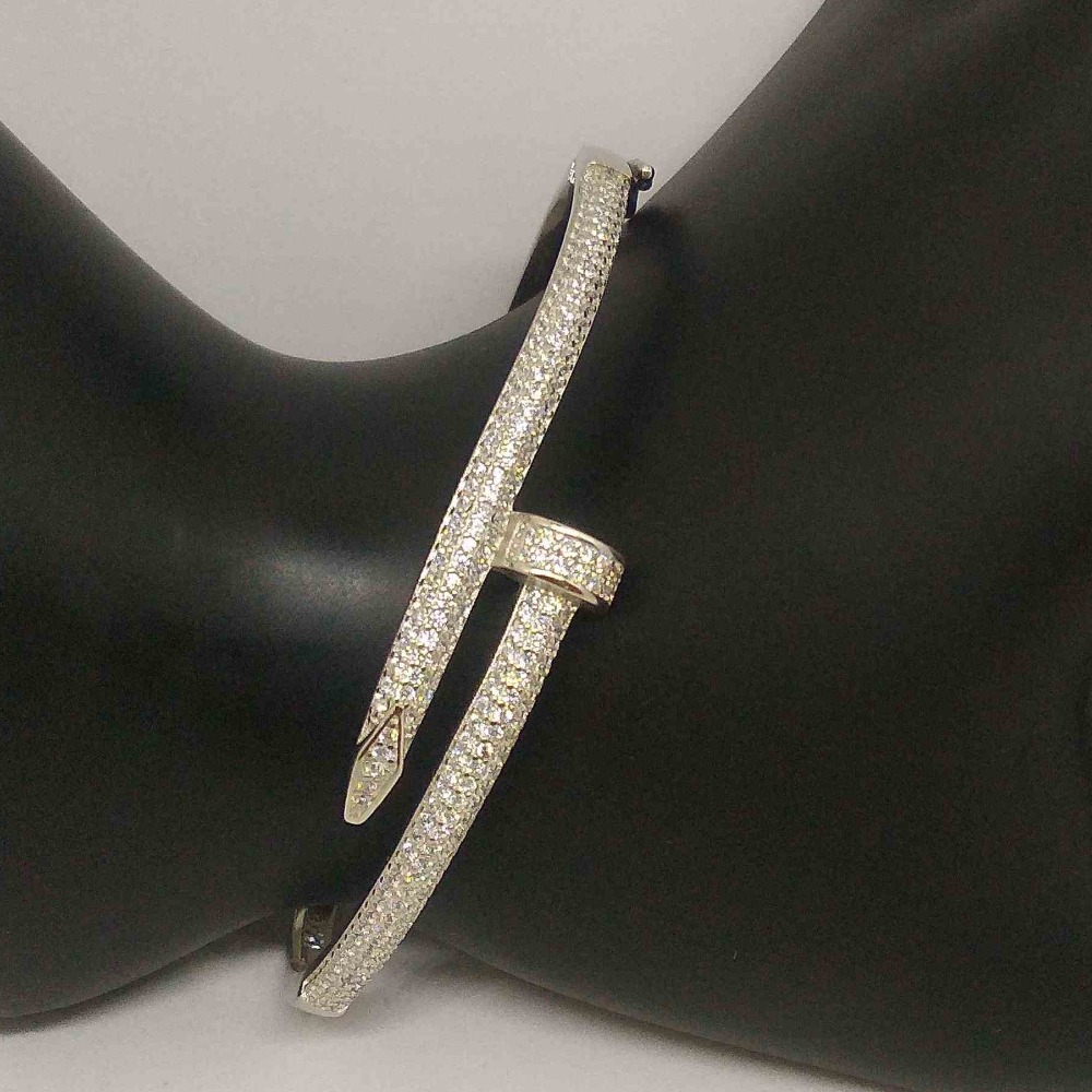 925 sterling silver diamond  bracelet
