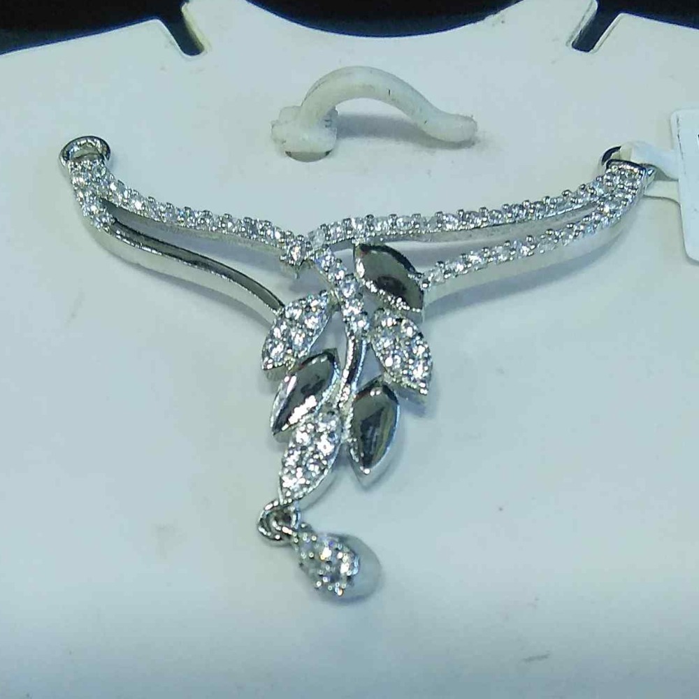 925 sterling silver mangalsutra Diamond Pendant