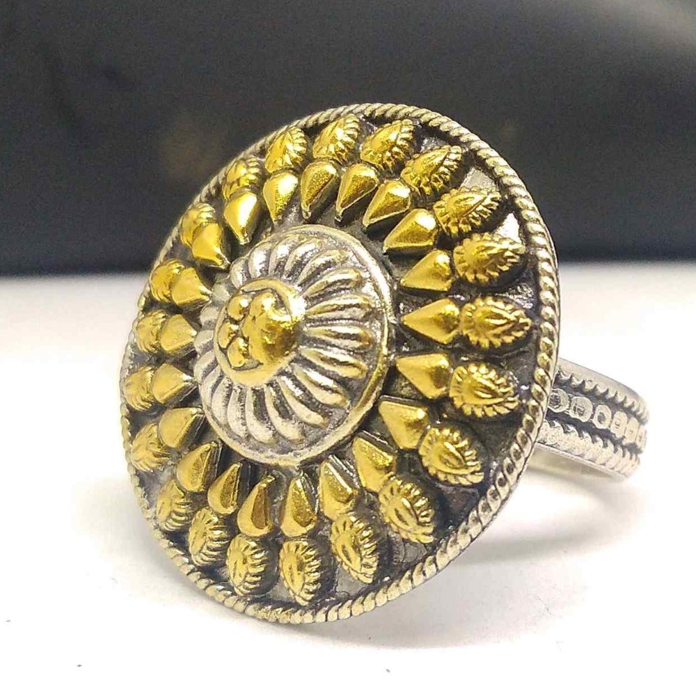 925 sterling silver designer adjustable Ring  for ladies