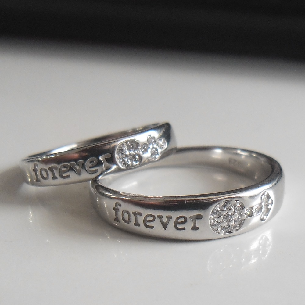 925 sterling silver  couple  ring  GRS0134 / LRS0346