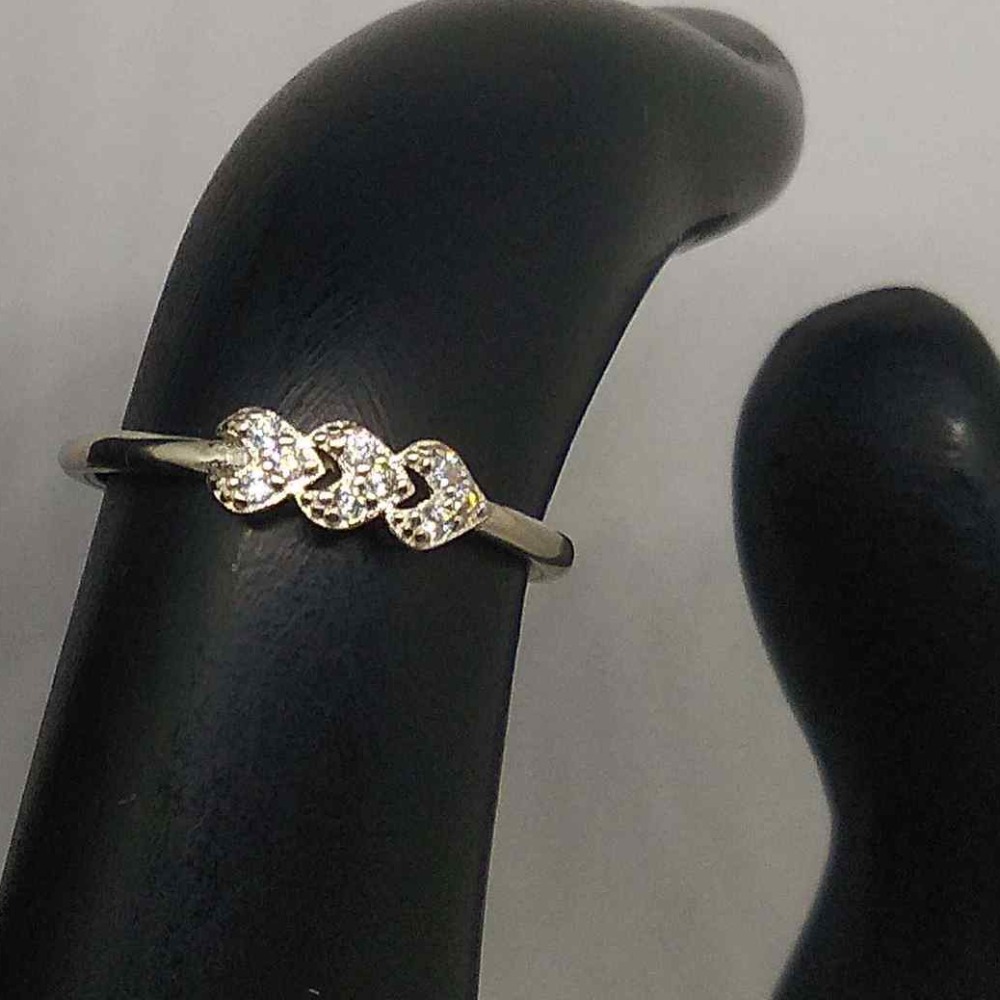 925 sterling silver  c z  diamond Ring