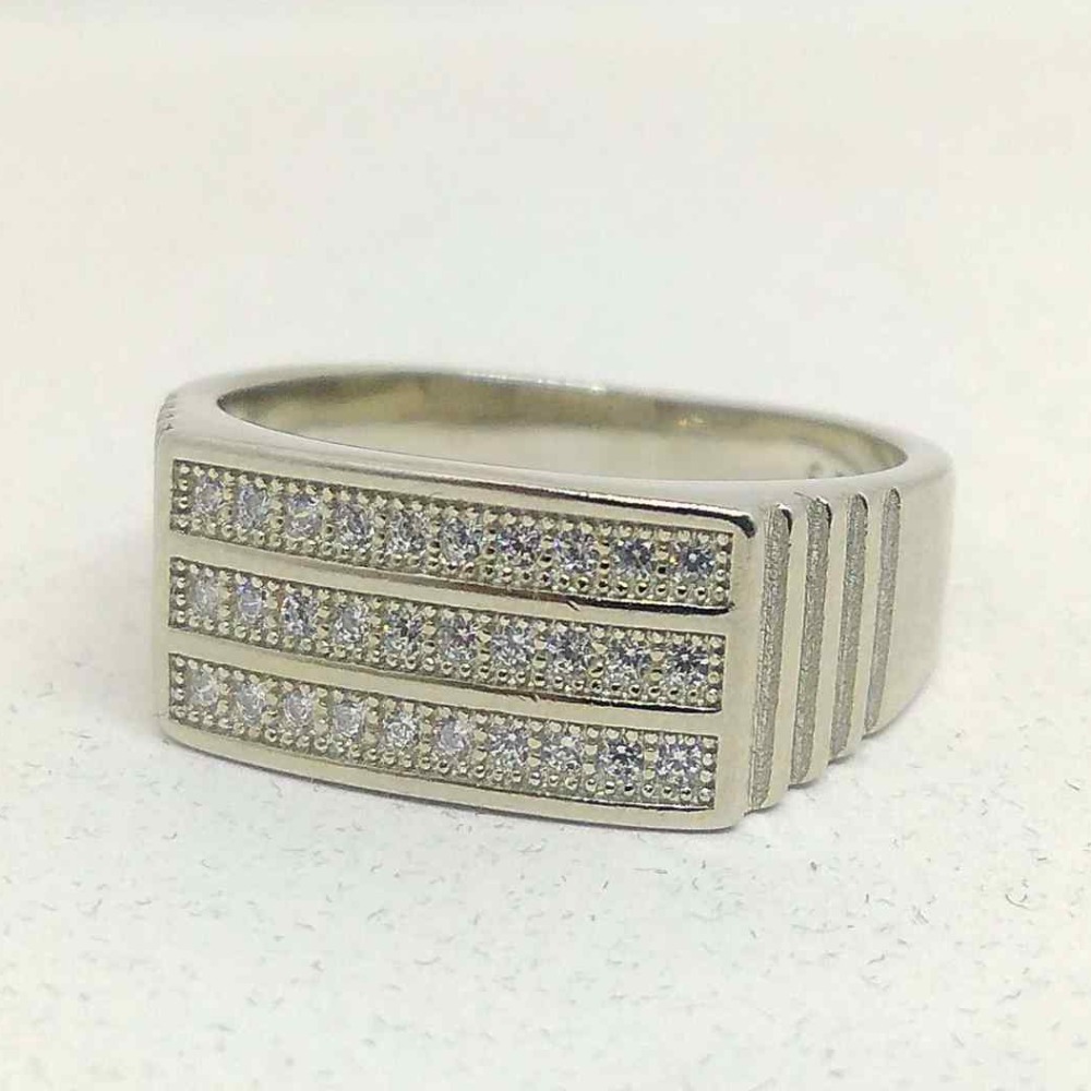 925 sterling silver diamond Ring FOR MEN