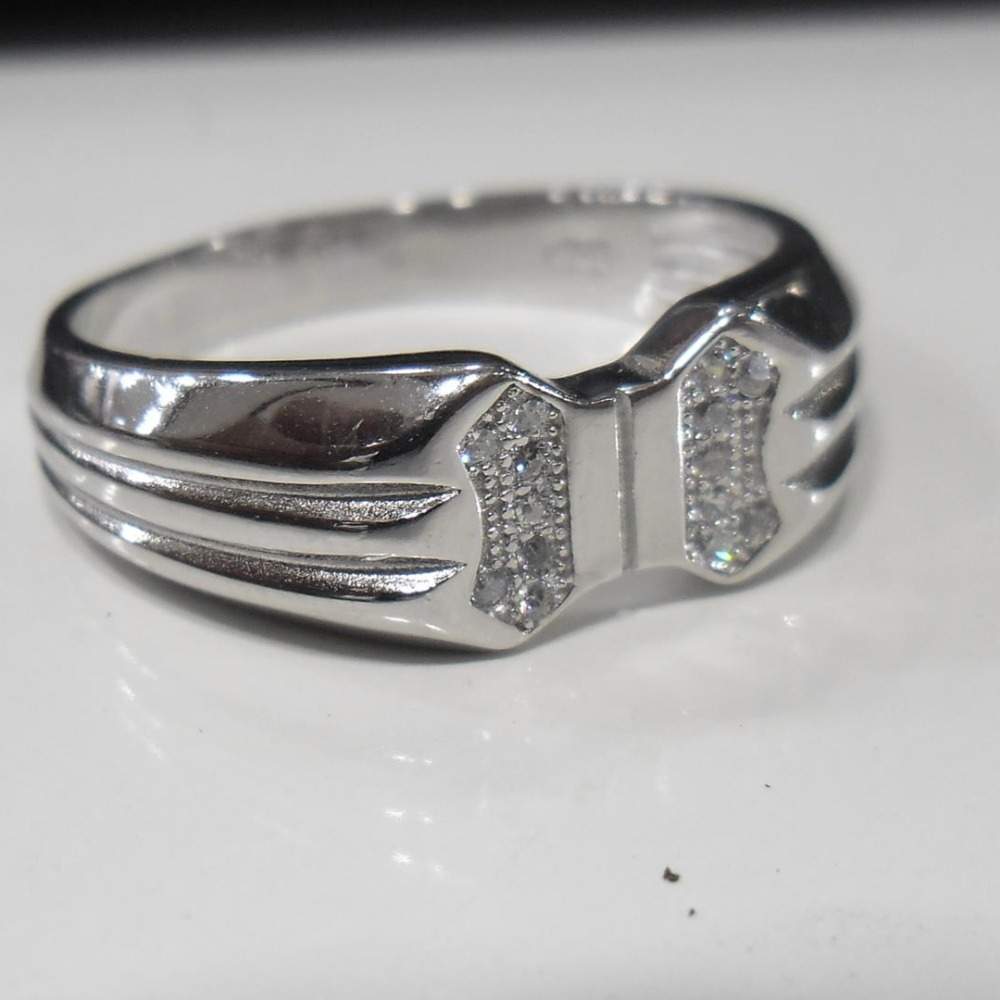 925 sterling silver diamond Ring FOR MEN