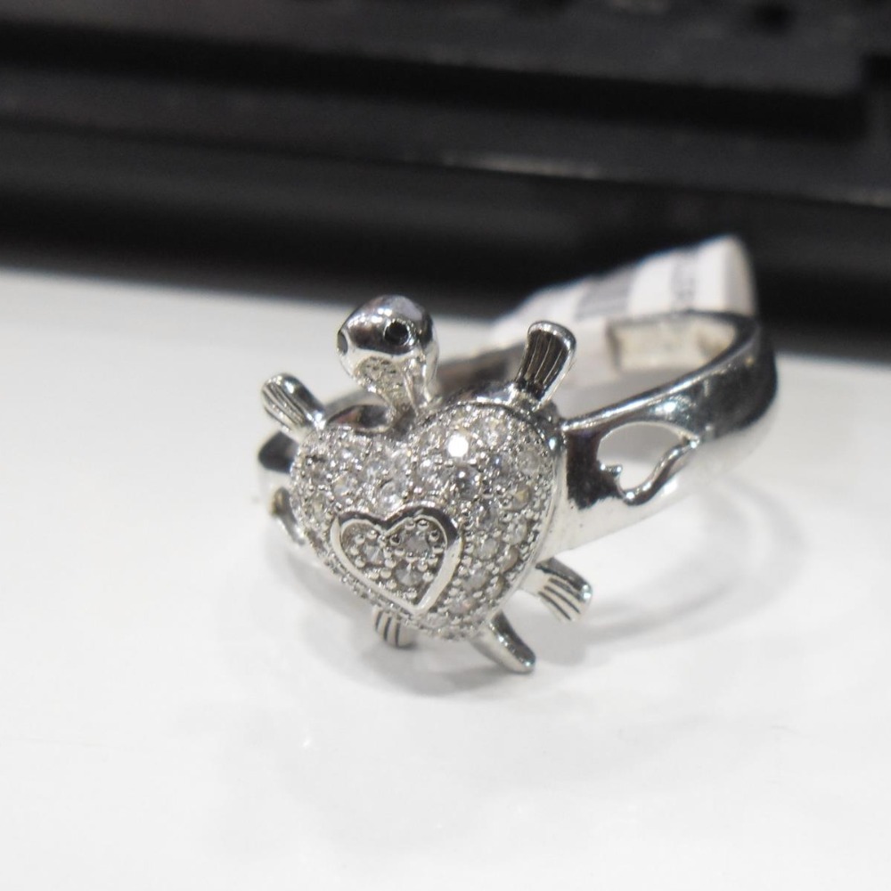 925 sterling silver tortoise ring
