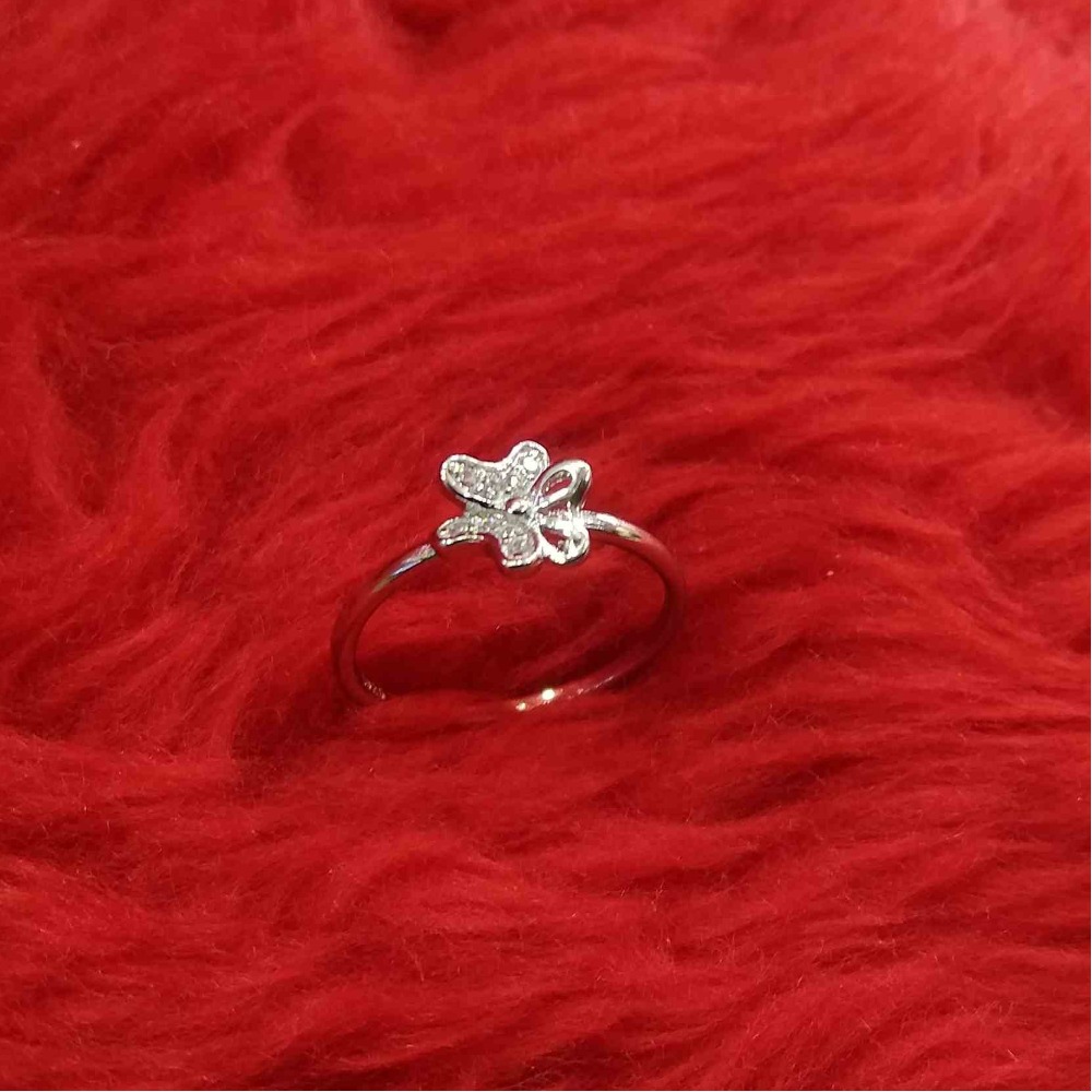 925 sterling silver flower ring for ladies LRS0498