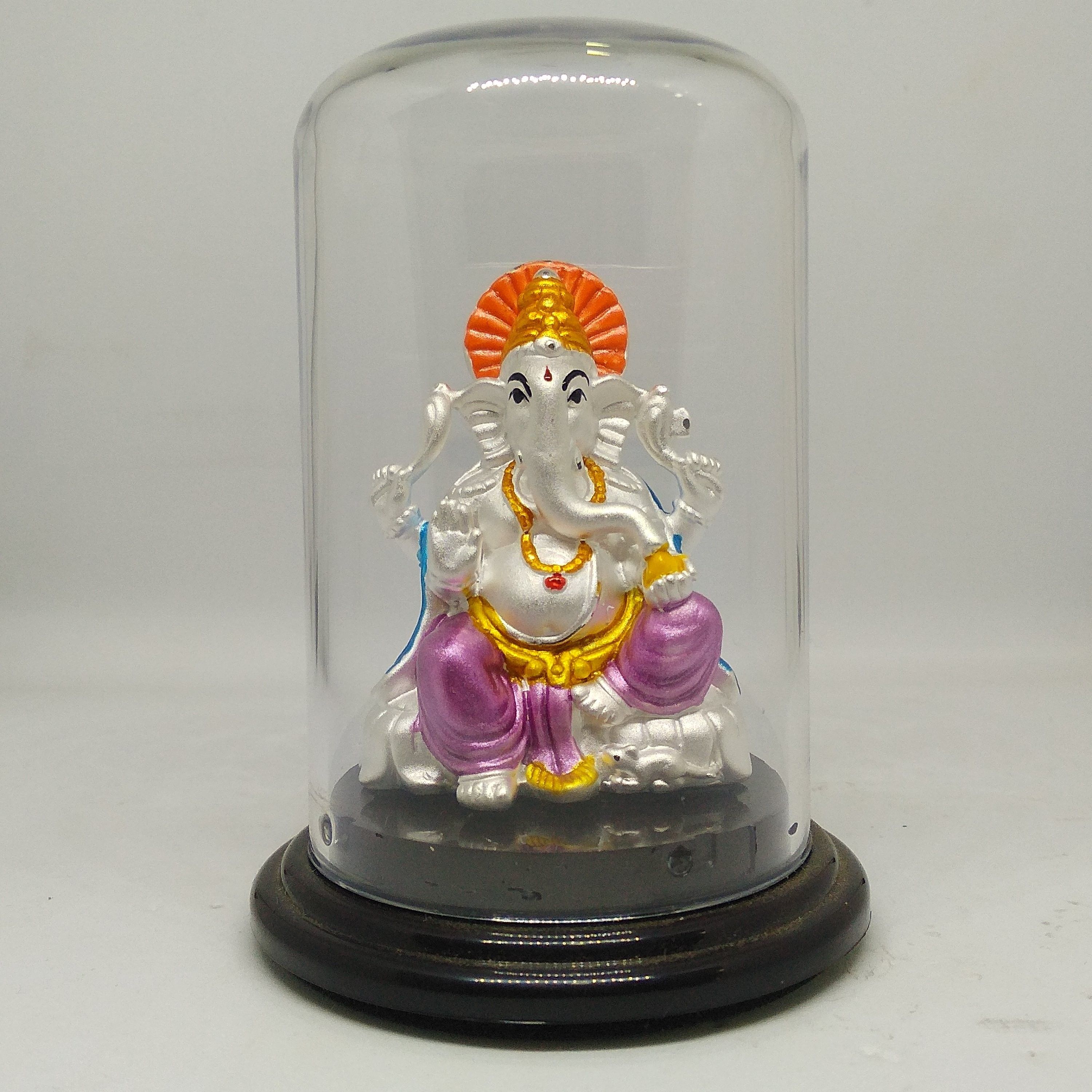 999 silver ganeshji murti