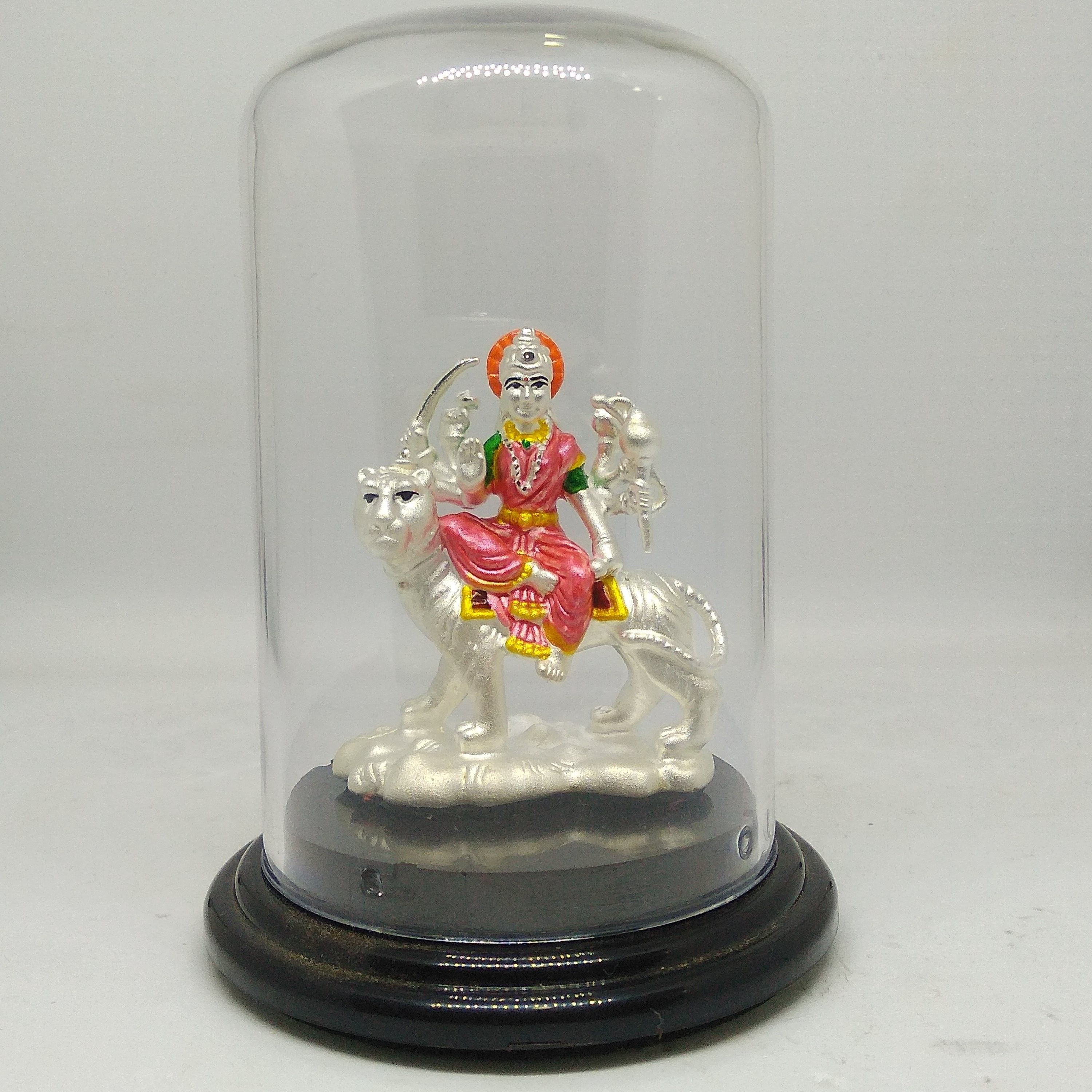 999 silver ambe mataji murti
