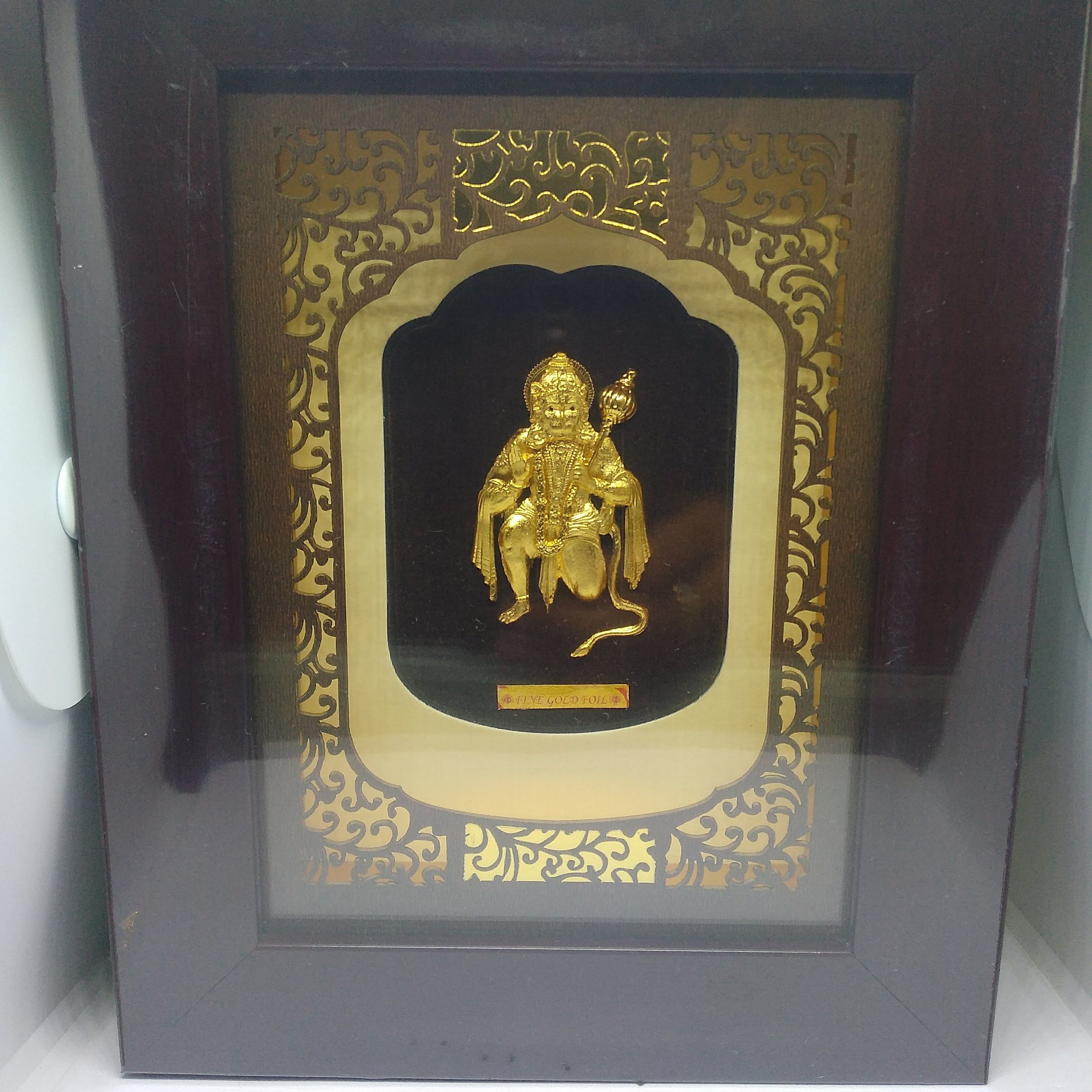 24kt gold leaf hanumanji frame