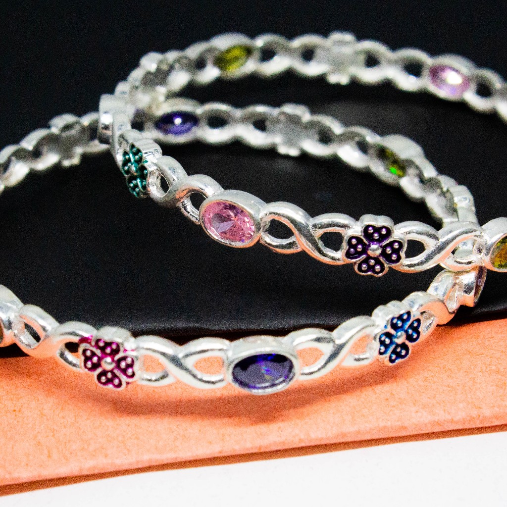 Sterling silver bangles