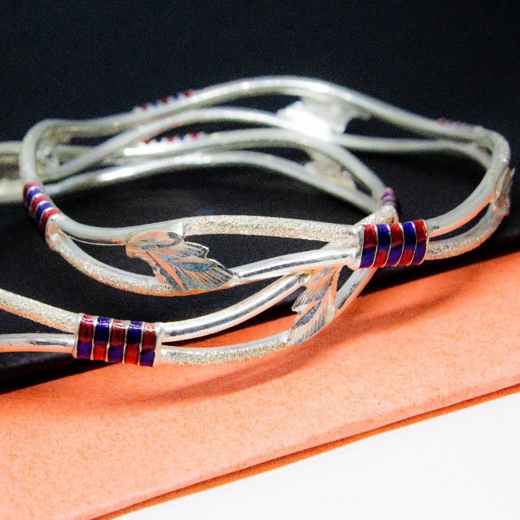 Sterling silver bangles