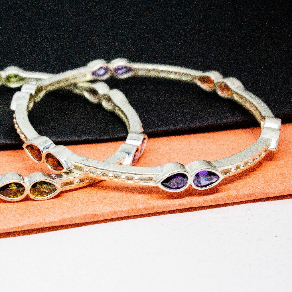 Sterling silver bangles
