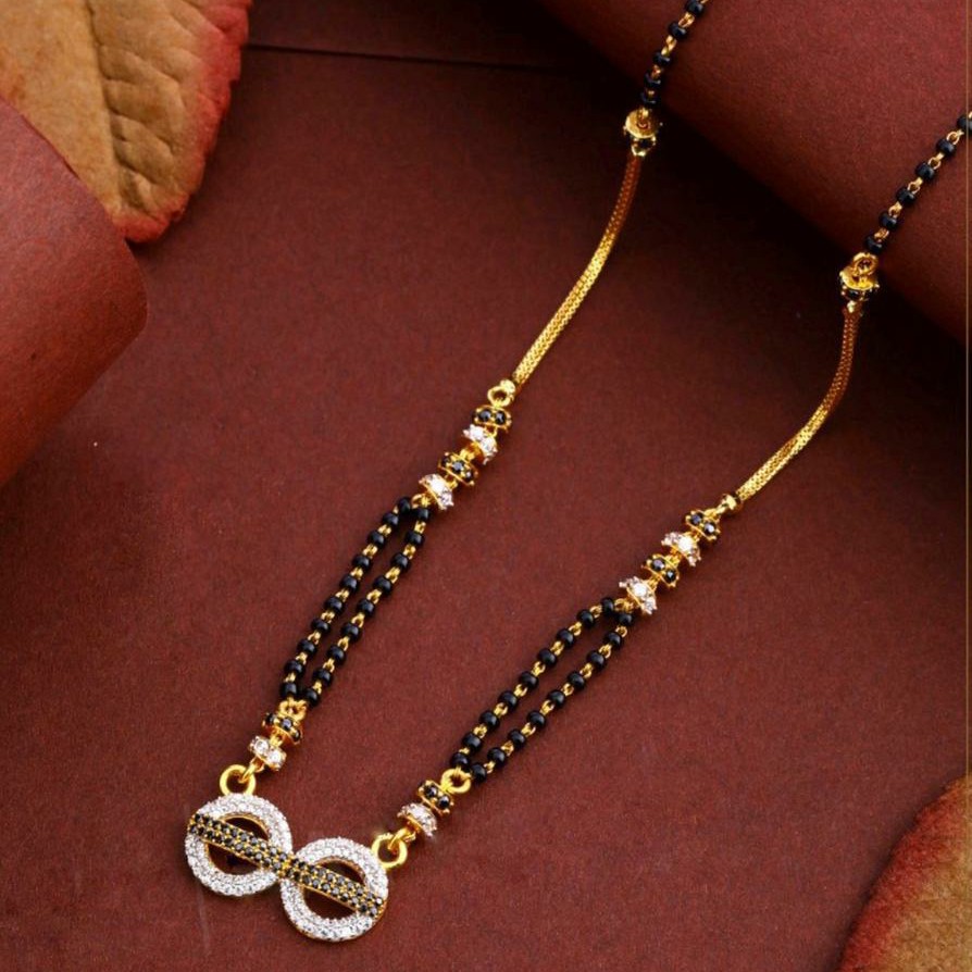 22KT/ 916 Gold fancy Round pendant Mangalsutra For ladies