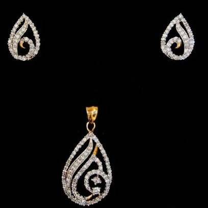 22KT/916 Gold ethics festival pendant set for ladies PBG1025