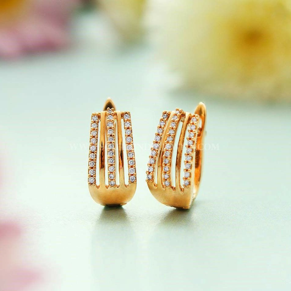 18KT Gold fancy casual ware bali for ladies BLG1001