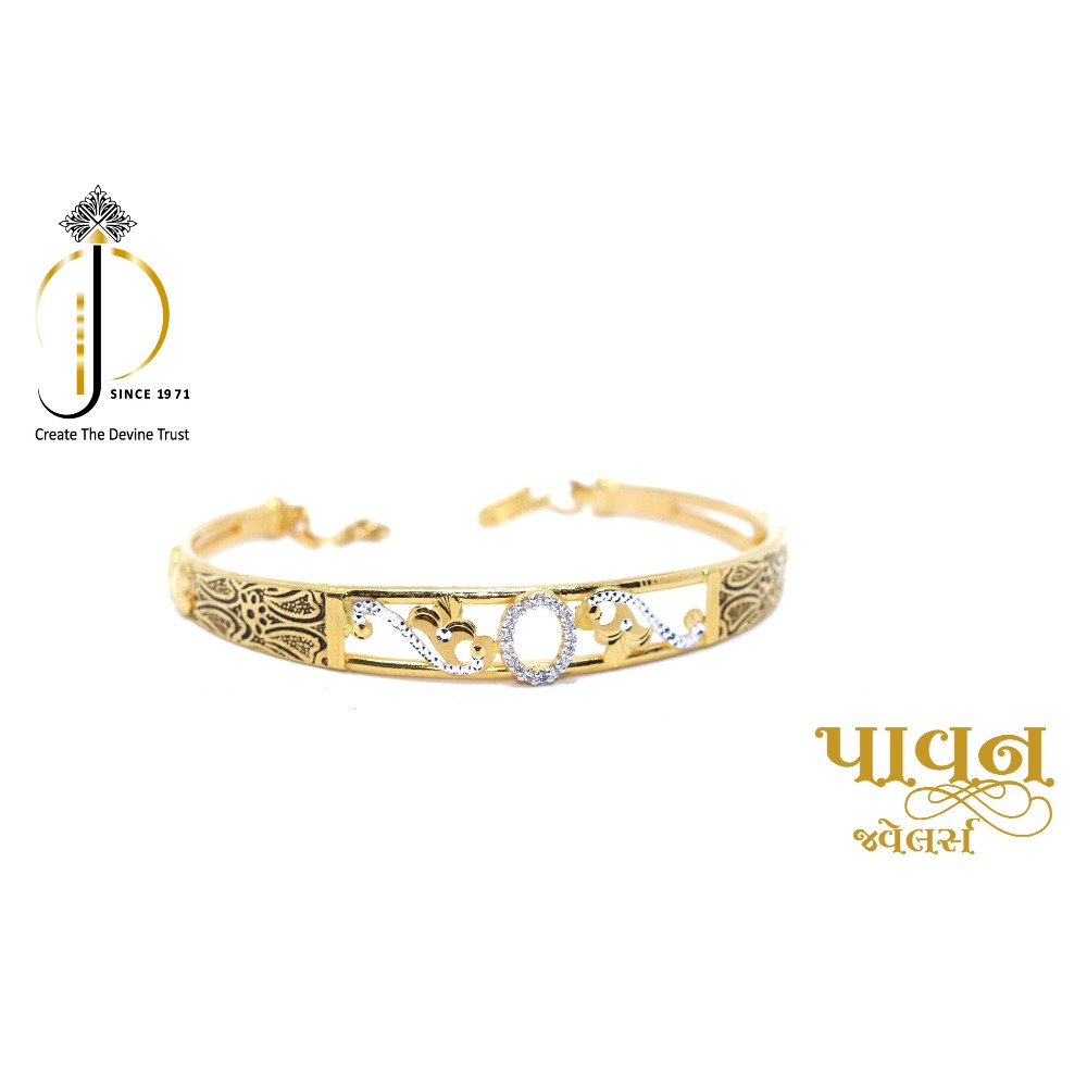 22KT / 916 Gold Fancy casual Bangles For Ladies KKG0141