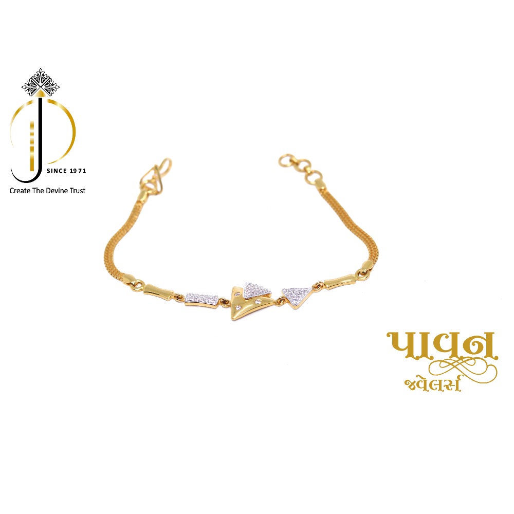 22KT / 916 Yellow Gold dailyware Bracelets For Ladies LBG0087