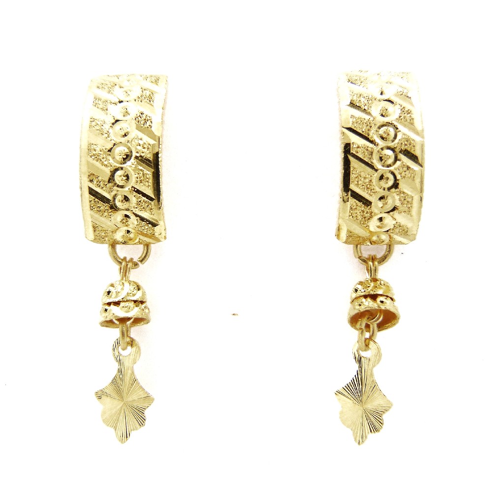 22K gold fancy earring