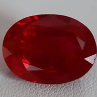 8ct oval red ruby-manek