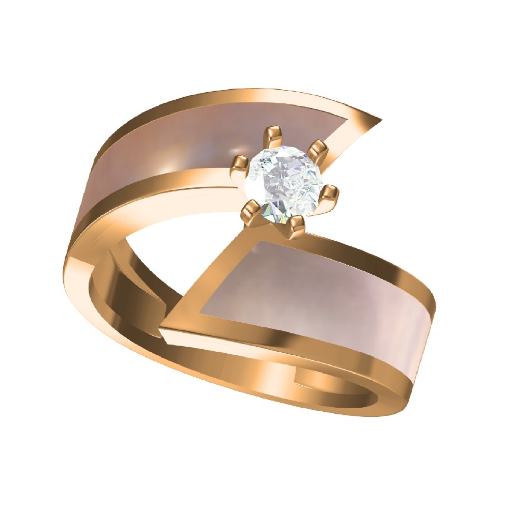 Gold Ladies Designer Ring