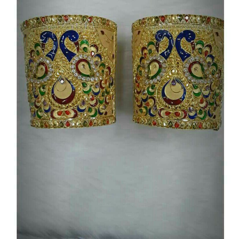 22KT Gold Ladies Peacock Style Bangle (Kada)