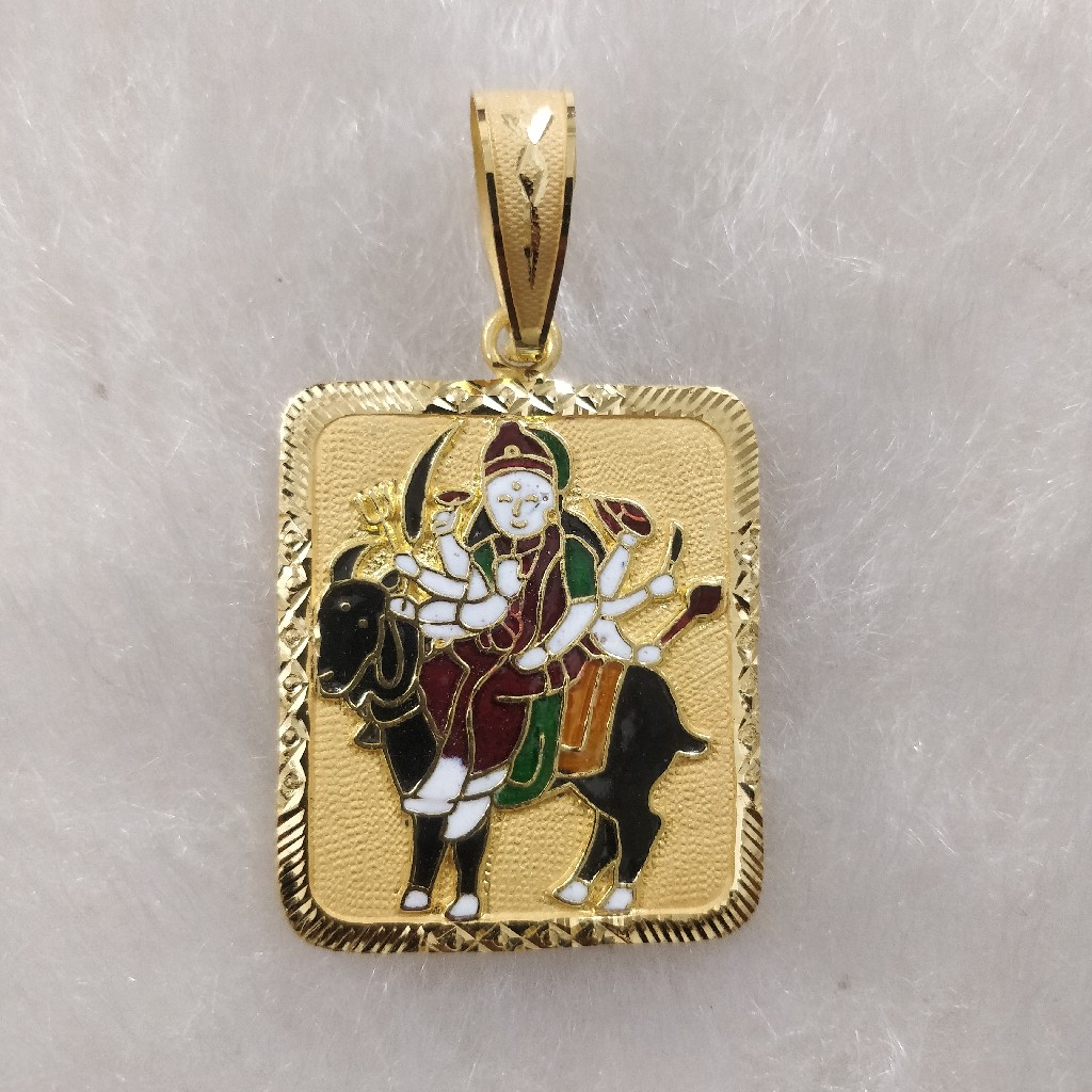 916 Gold Fancy Gent's Meladi Maa Pendant