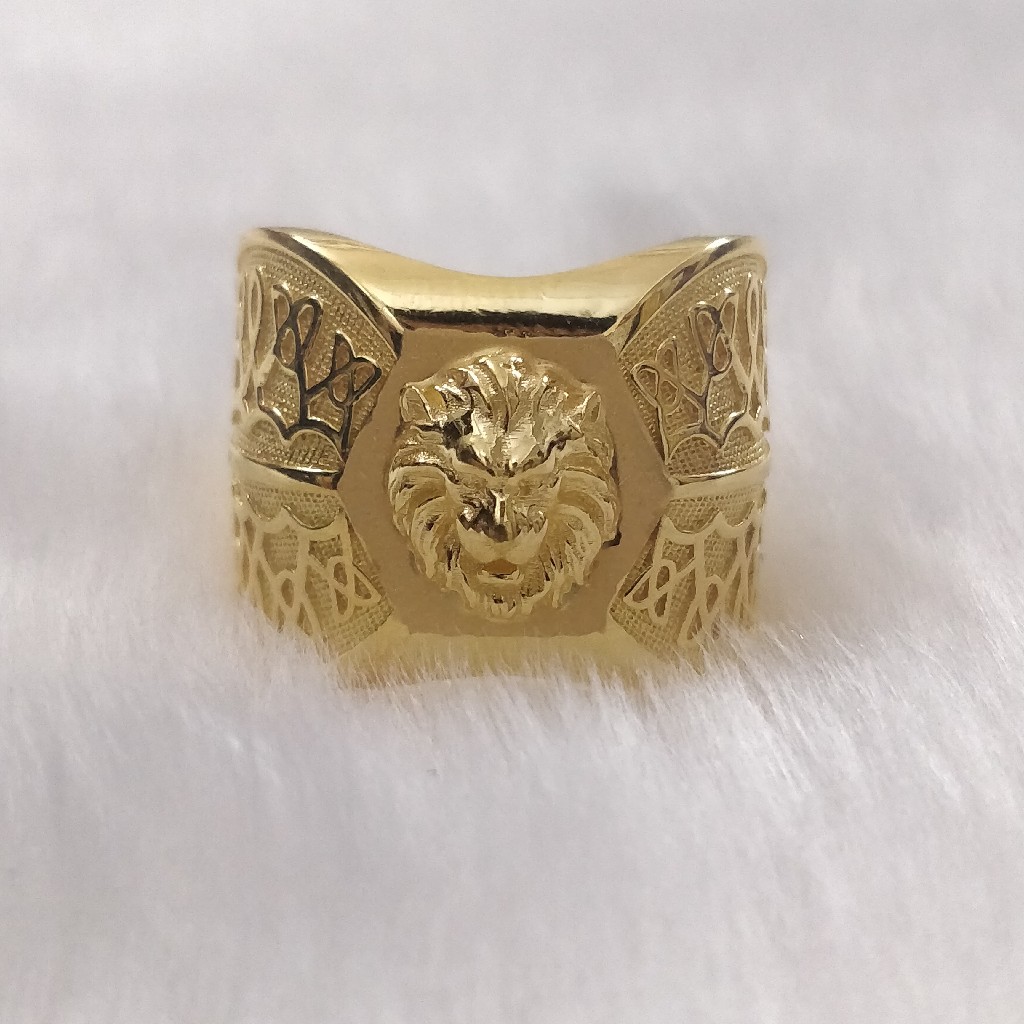 916 Gold Fancy Gent's Ring