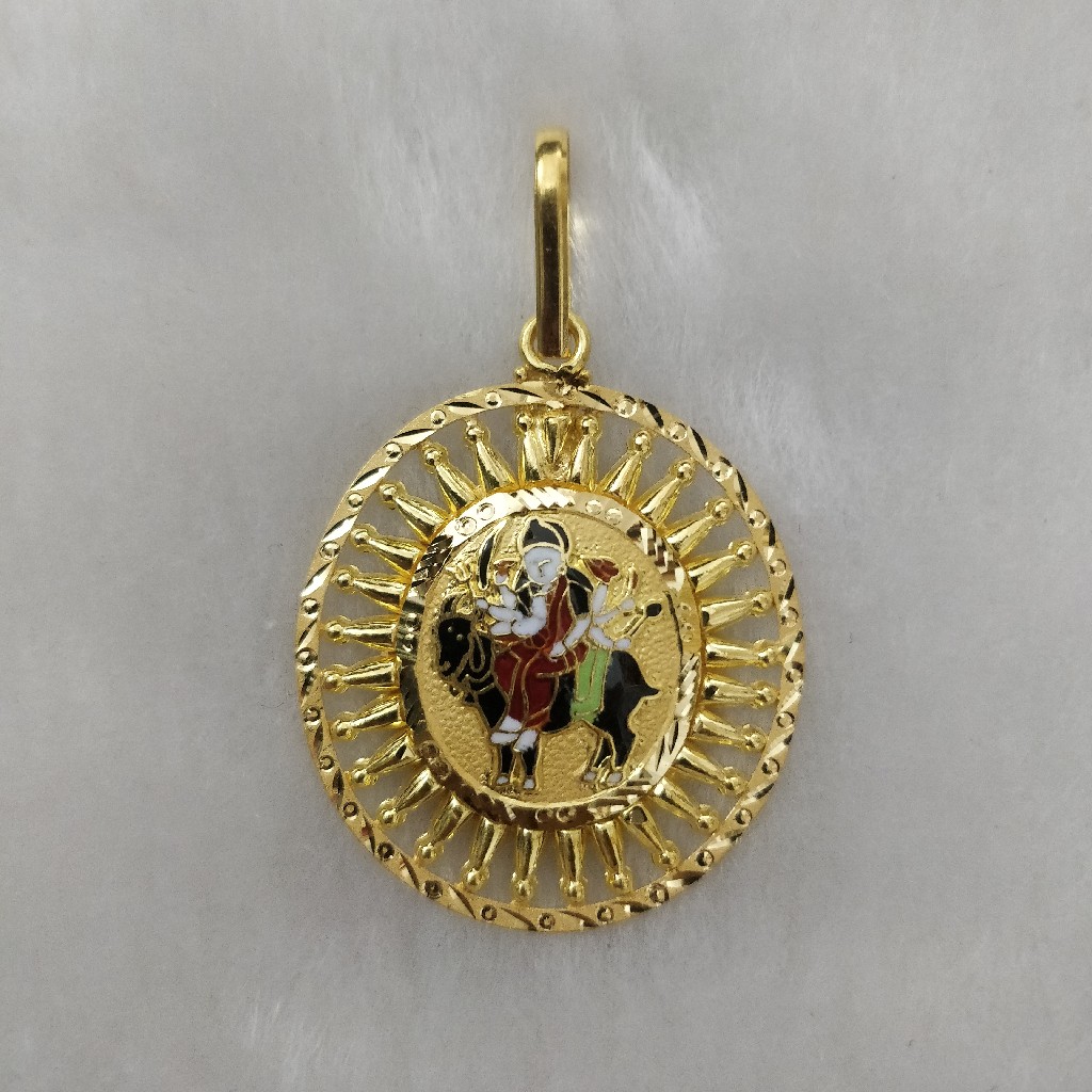 916 Gold Fancy Meladi Maa Pendant