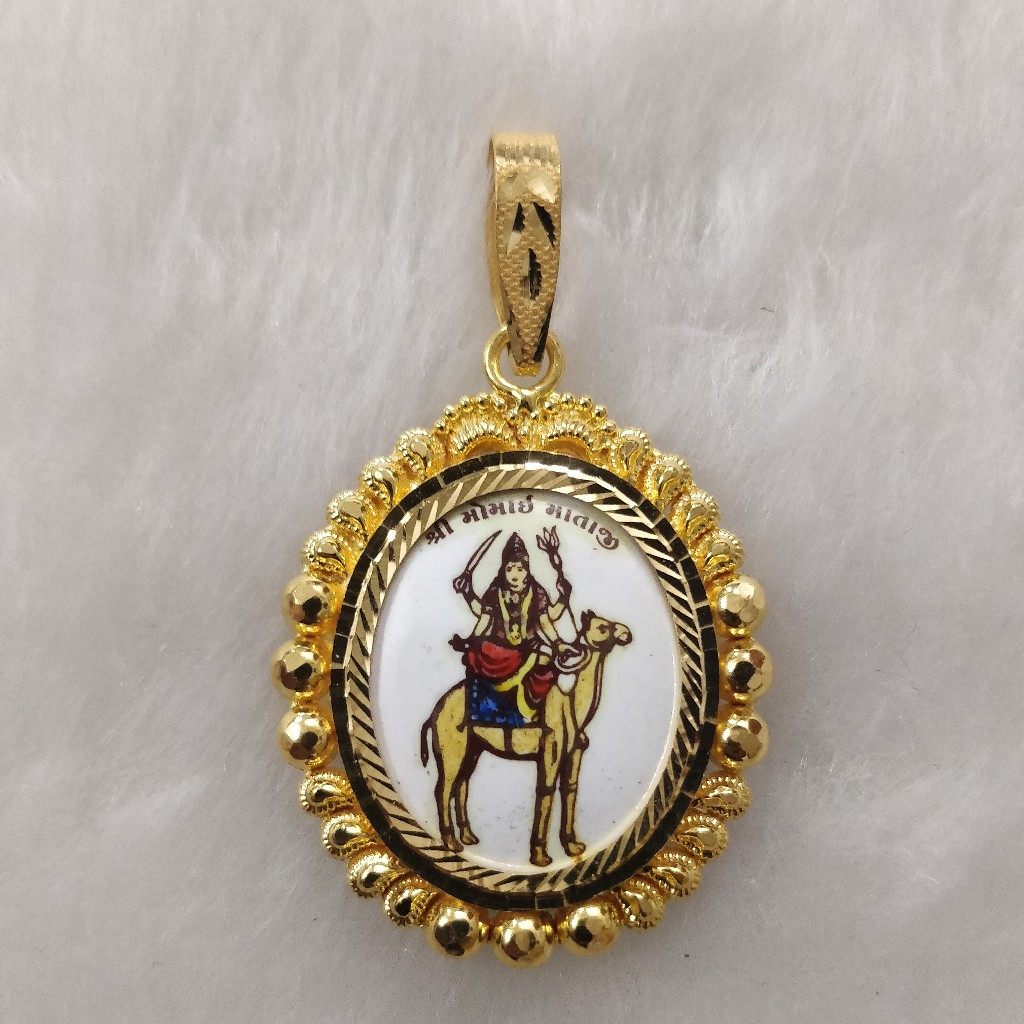 916 Gold Fram Momai Maa Pendant