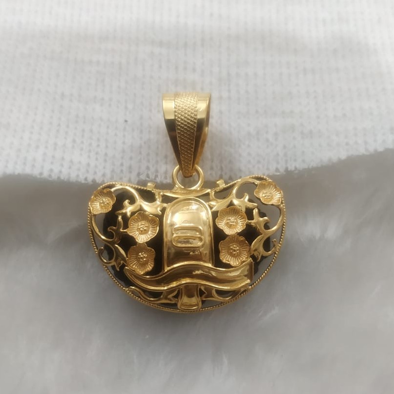 916 Gold Rudraksh Pendant
