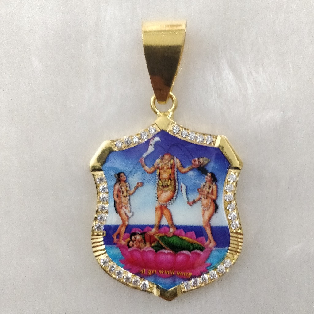 916 Gold Fuljogani Maa Photo mina Pendant