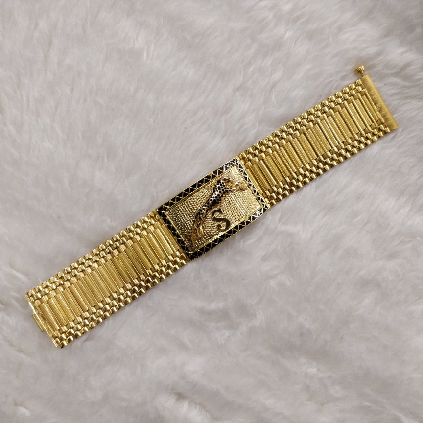 916 Gold Pasi gents bracelet